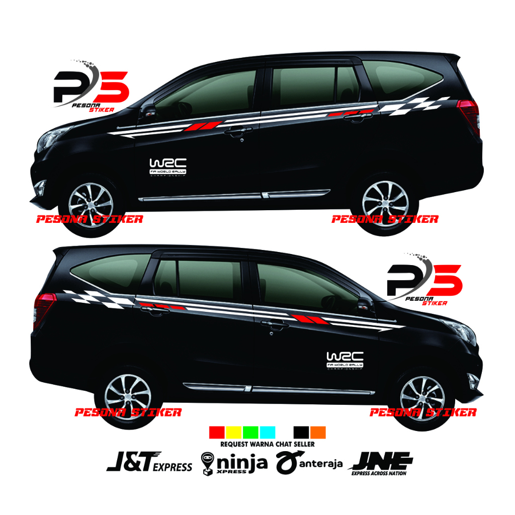 Jual Stiker Sticker Mobil Cutting Stiker Mobil Sigra Avanza Xenia