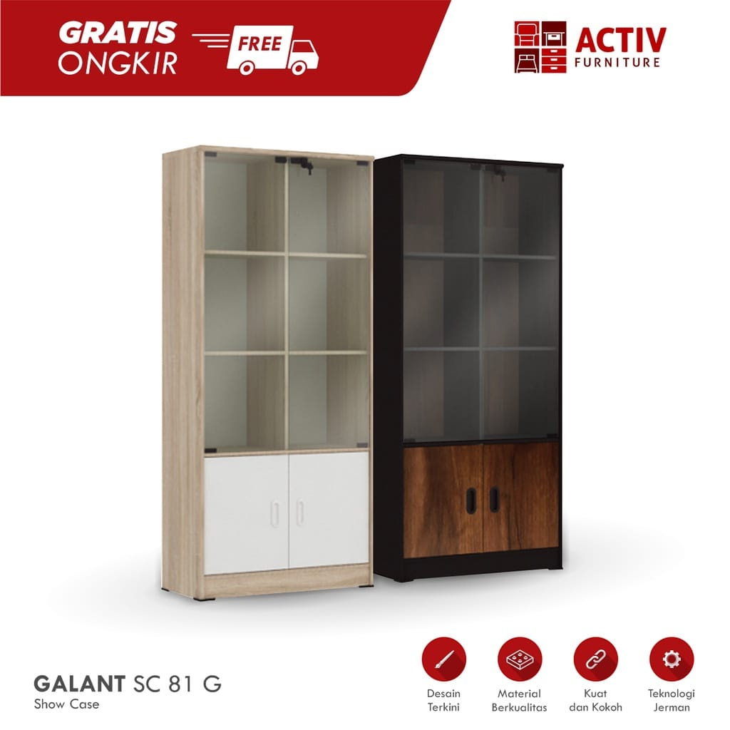 Jual ACTIV GALANT SC 81 G / Rak Buku / Lemari Buku / Rak Buku Minimalis