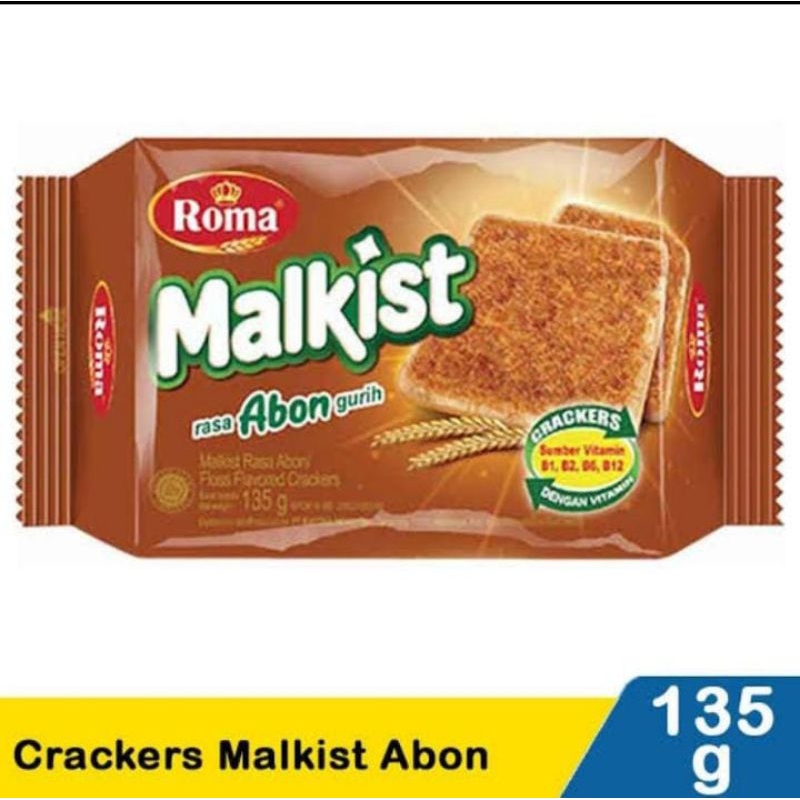 Jual Roma Malkist Biscuit coklat 90gr/Roma Malkist Abon 135gr/Gery ...