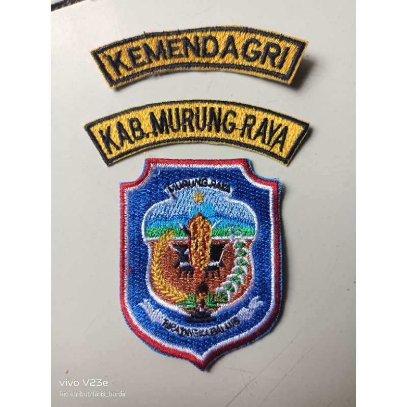 Jual LOGO BORDIR KAB MURUNG RAYA BET PEMKAB MURUNG RAYA BET PROVINSI ...