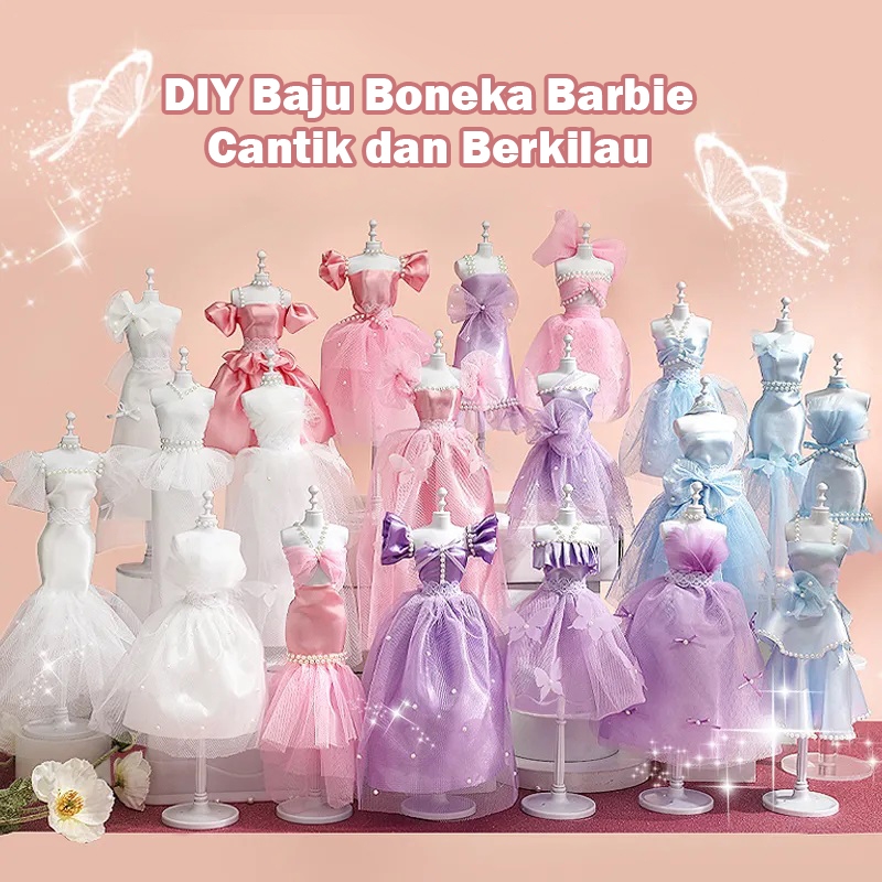 Jual DlY Baju Pricess / Kerajinan Tangan DIY Baju Barbie Pricess ...