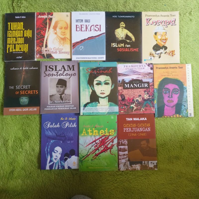 Jual Buku Novel Sastra Dan Sejarah Tuhan Izinkan Aku Menjadi Pelacur Habis Gelap Terbitlah