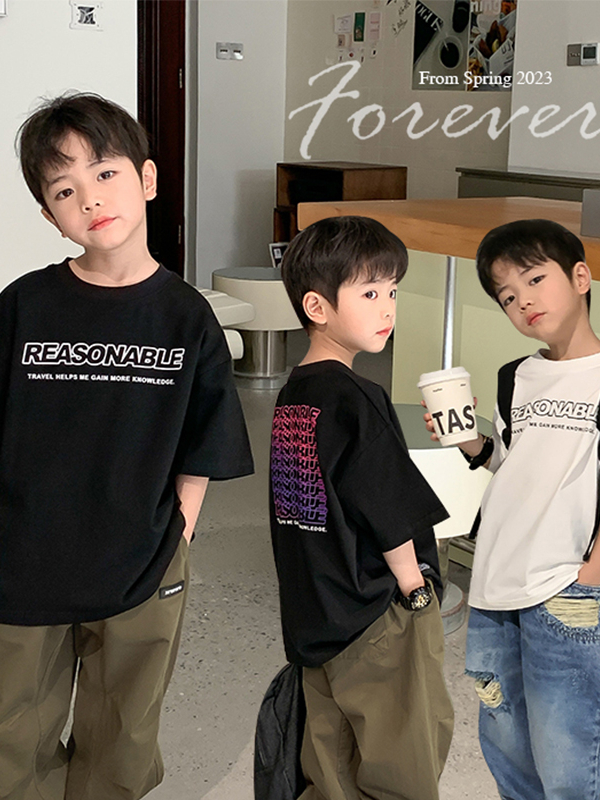 Nevada Print Cut N Sew Kaos Lengan Pendek Anak Laki-Laki