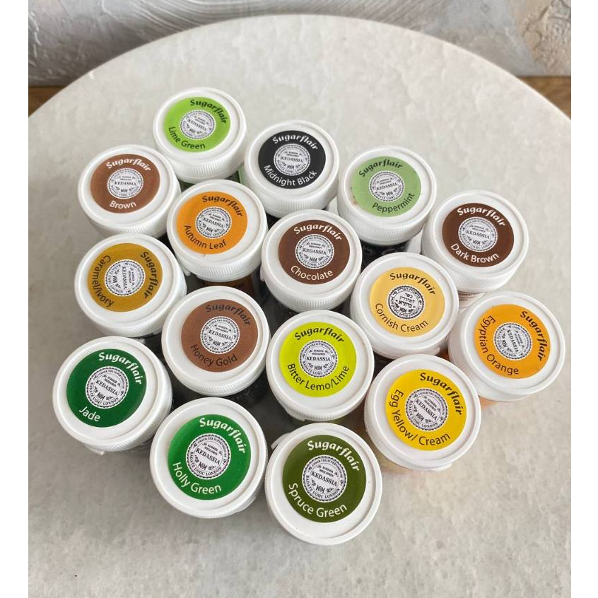 Sugarflair Paste Colours - Gold Satin - 25g New And Improved