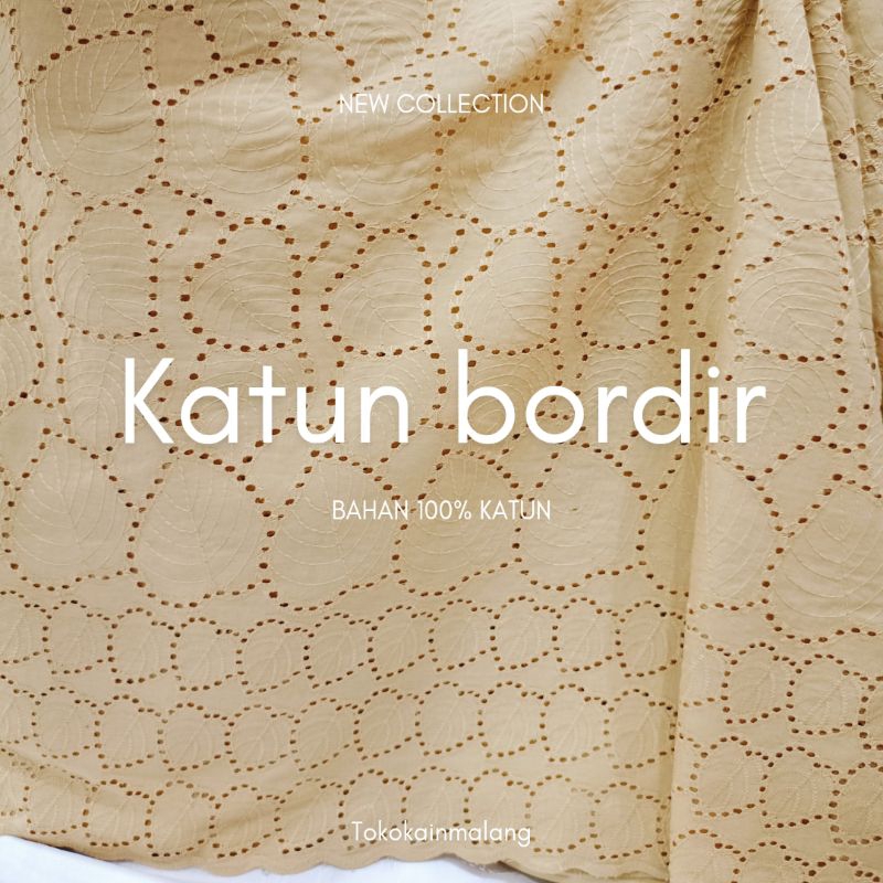 Jual KAIN KATUN BORDIR BOLONG METERAN PREMIUM (HARGA PER 0.5 METER