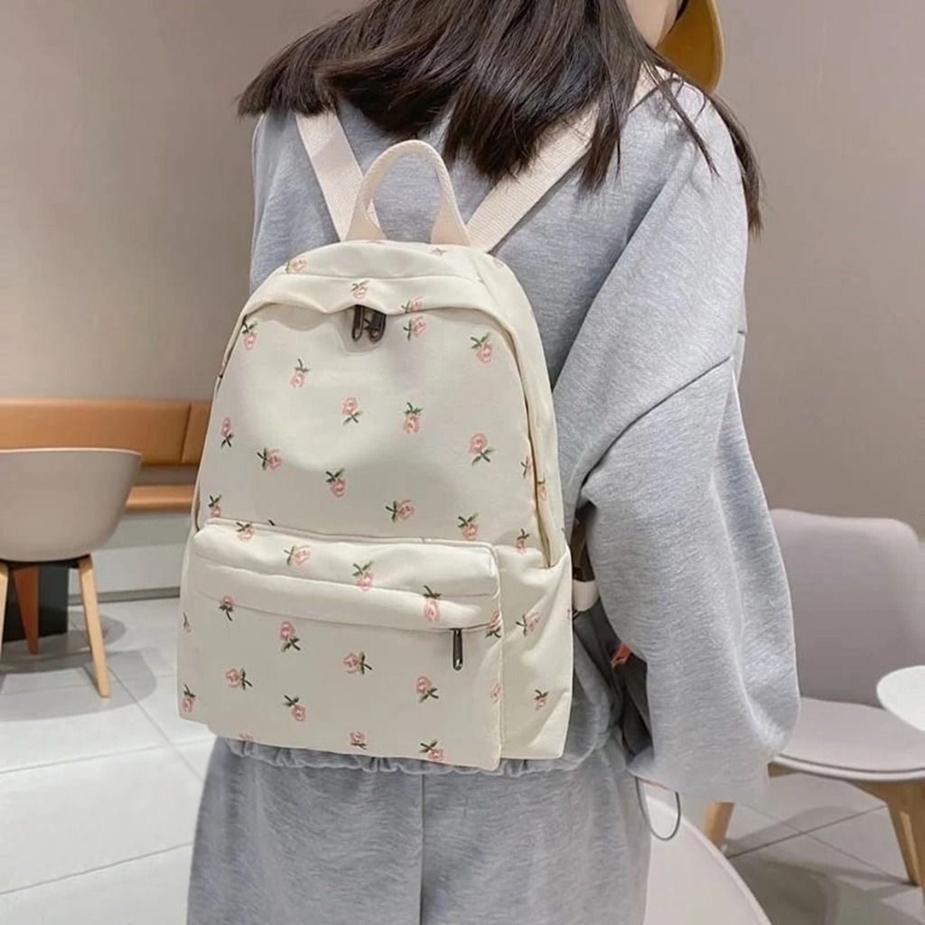 Jual Tas Ransel mini wanita Gambar Bunga | Shopee Indonesia