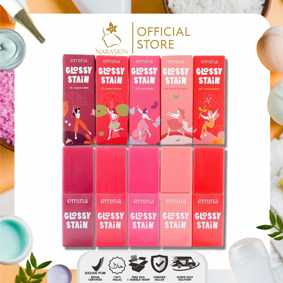 Jual Emina Glossy Stain Lip Tint Shopee Indonesia