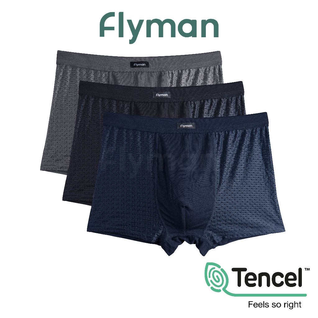 Jual Flyman Celana Dalam Boxer Pria Fussion 3 pcs FM 3244 | Shopee ...