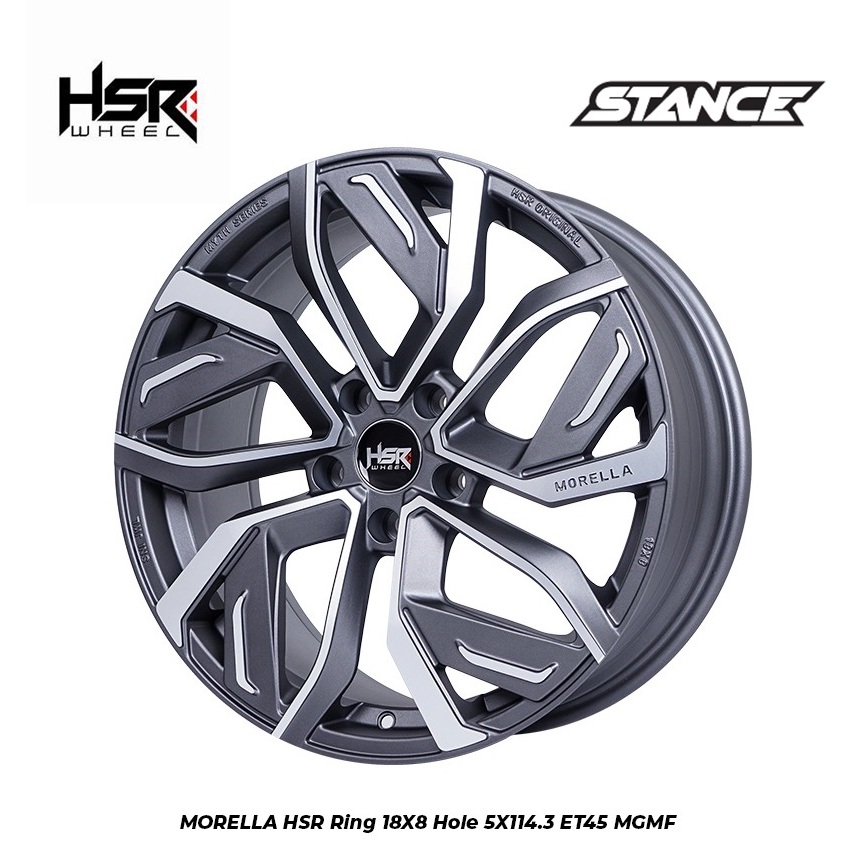Jual VELG HSR R18 PCD 5X114,3, COCOK UNTUK MOBIL HONDA ACCORD NEW, BRV ...
