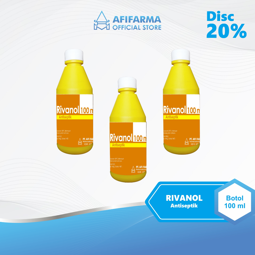 Jual [BUNDLE 3] RIVANOL Antiseptik dan Disinfektan | Shopee Indonesia