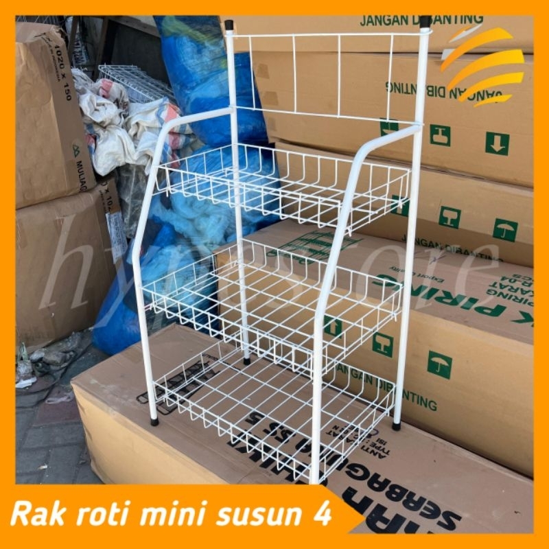 Jual rak roti mini susun 3/Rak chiki/rak serbaguna/rak toko/rak ...