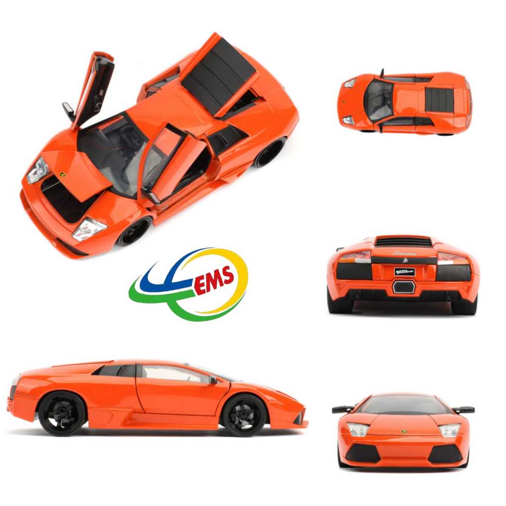 Fast & Furious Roman's Lamborghini Murcielago Orange 1:24 Modellino Jada  Toys