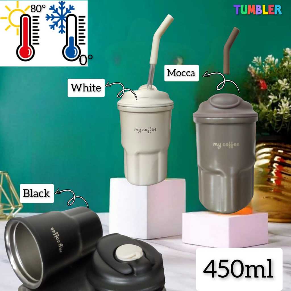 Jual Tumbler Kopi Cup Stainless Steel Mug Coffee Stainless Tumblr Kopi