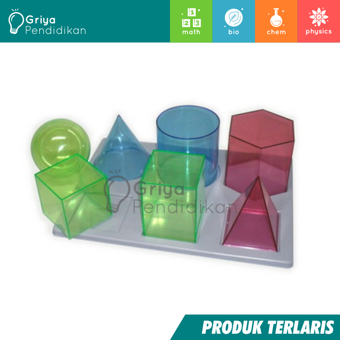 Jual Bangun Tiga Dimensi / Bangun Ruang Transparan | Shopee Indonesia
