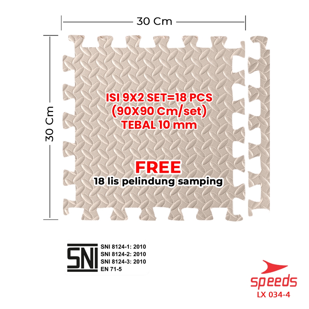 Jual Speeds Evamat X Cm Mm Matras Puzzle Karpet Puzzle Matras