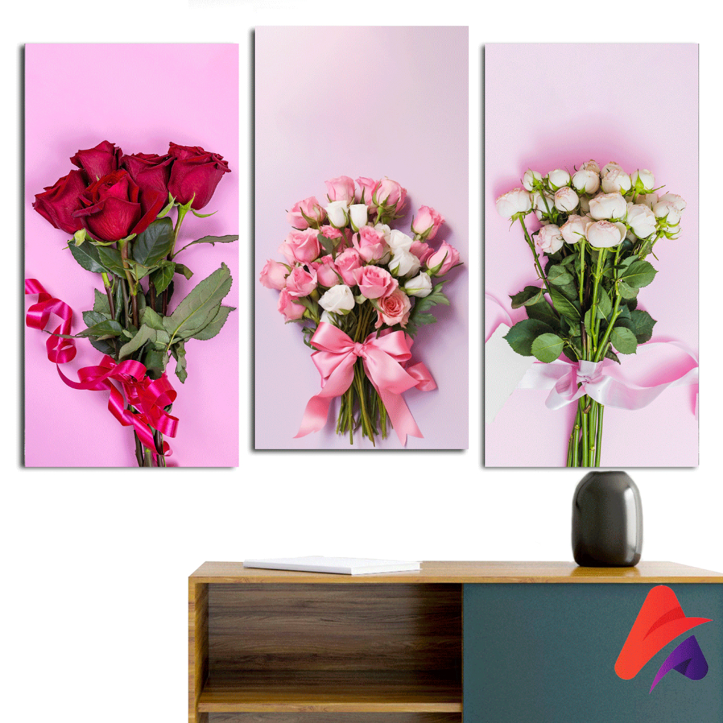 Jual HIASAN DINDING KAMAR BUNGA MAWAR AESTHETIC (15X30) WALL DECOR