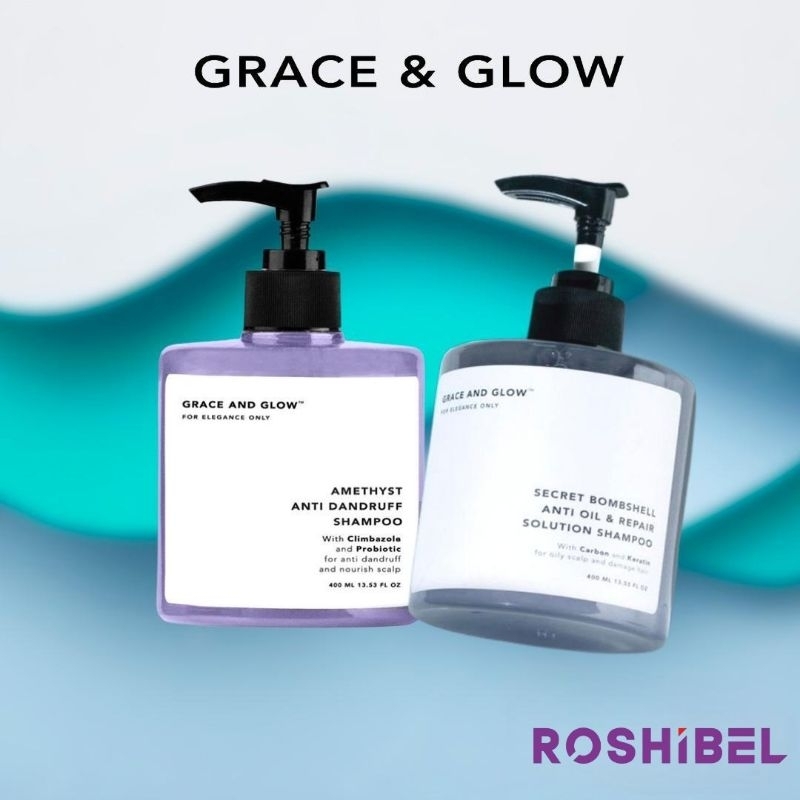 Jual ROSHIBEL Grace and Glow Secret Bombshell Shampoo Grace and Glow Amethyst Shampoo
