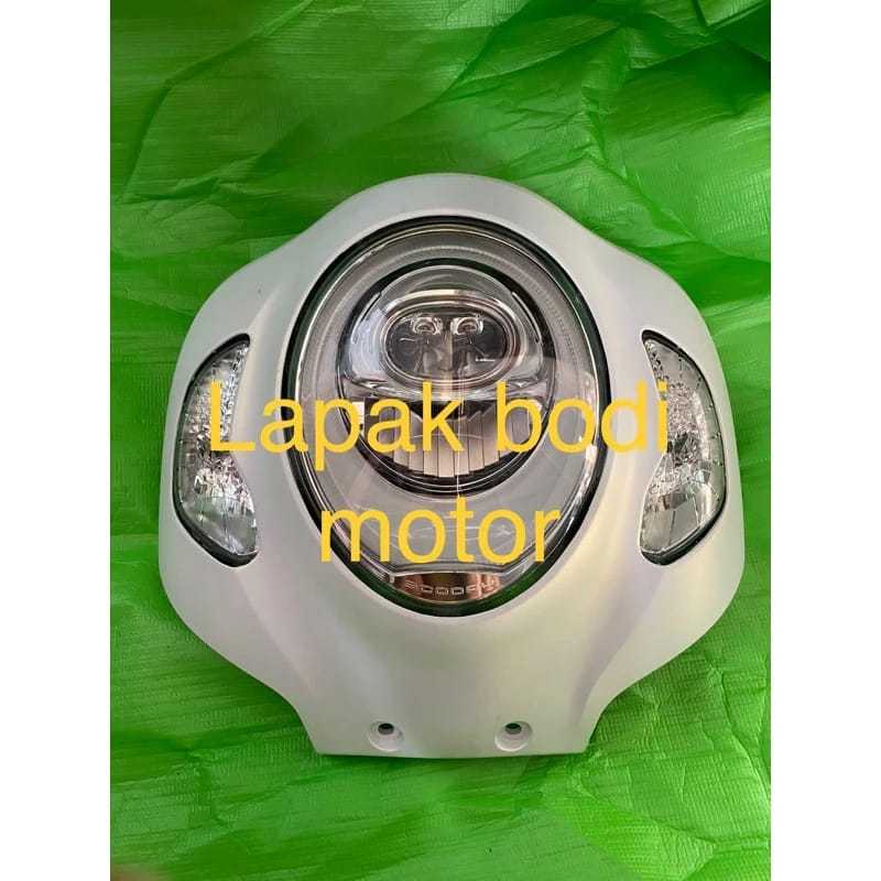 Jual Cover Bodi Body Tameng Depan Reflektor Lampu Depan Honda Scopy Scoopy New