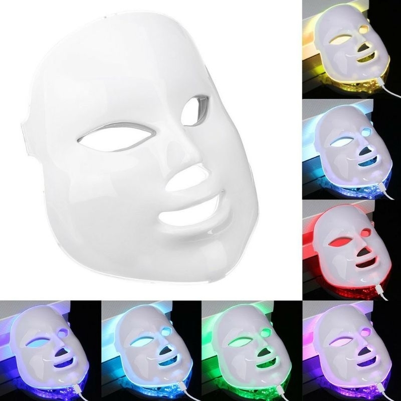 Jual PDT LED MASK 7 COLOR LED MASK 3 COLOR MASKER WAJAH | Shopee Indonesia