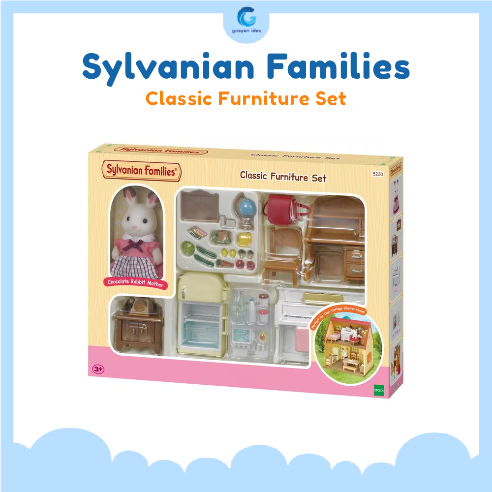 Jual Sylvanian Families Classic Furniture Set Shopee Indonesia