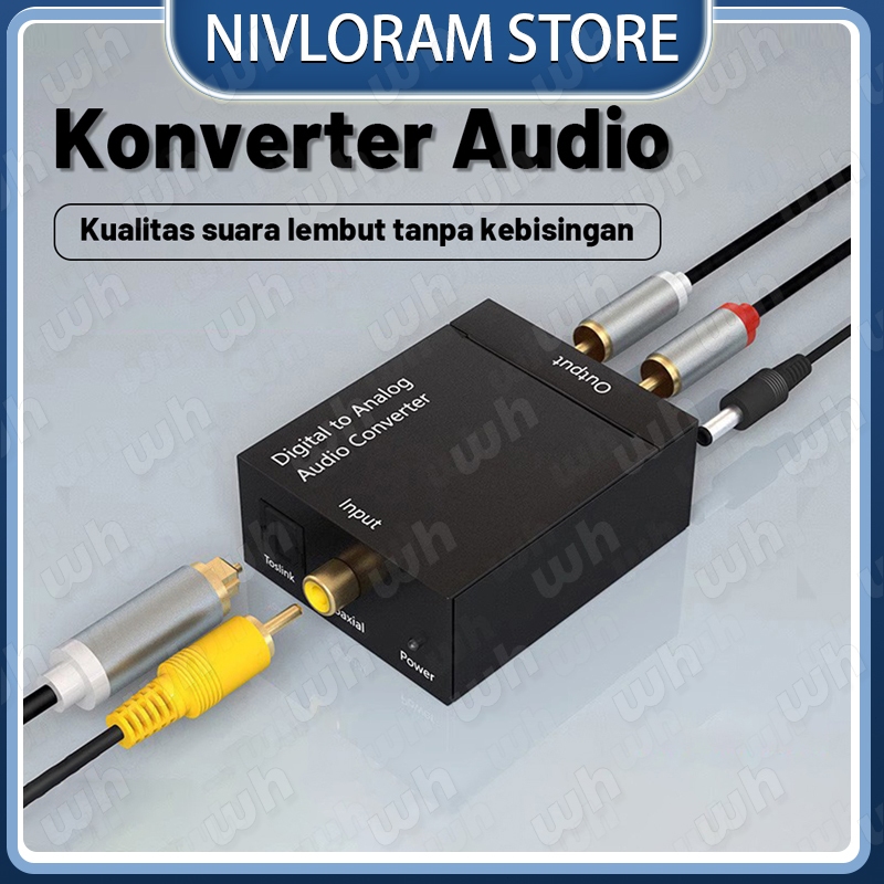 Jual Konverter Audio Digital Ke Analog Konverter Saluran Audio Digital Koaksial Serat Optik Ke