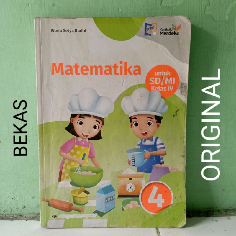 Jual Buku MTK Matematika Kelas 4 IV SD MI Penerbit Erlangga Kurikulum ...