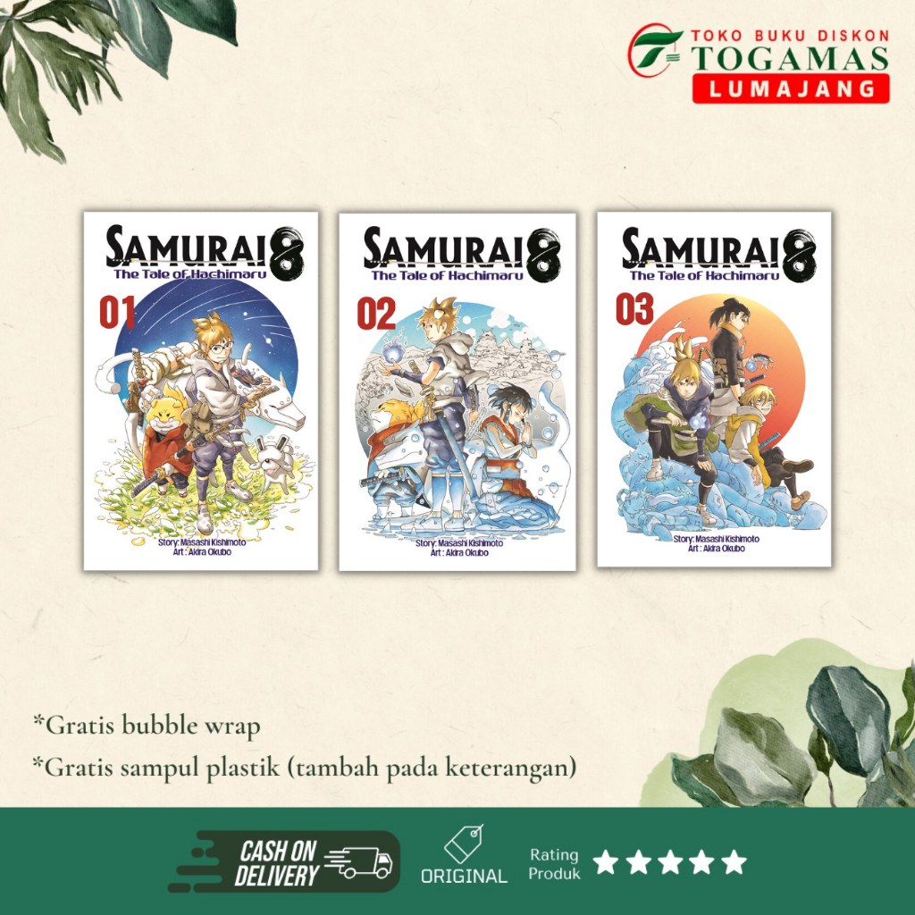 Jual Komik Manga - Samurai 8 - The Tale of Hachimaru - Masashi ...