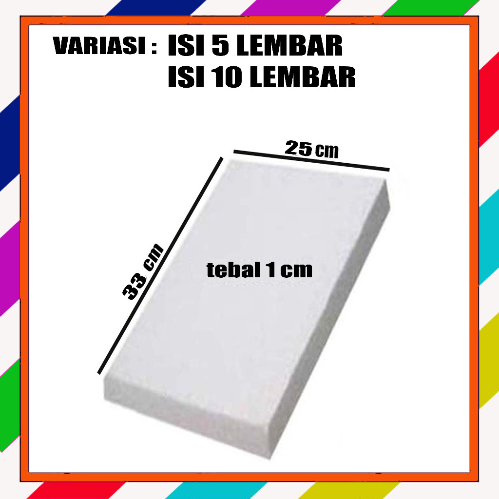 Jual Styrofoam 25x25 Tebal Styrofoam ukuran 25x25 / Styrofoam Lembaran -  Low - Kota Bekasi - Ahmad Family Shop