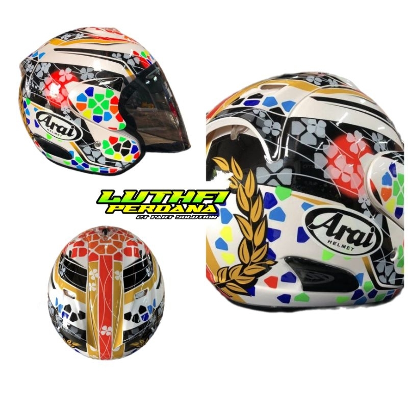 Helm copy arai full clearance face