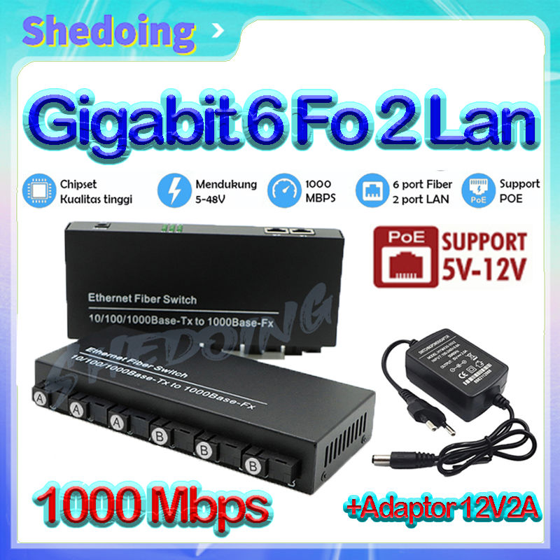 Jual Poe Gigabit Media Converter Fo Lan G E Mbps Htb Fo