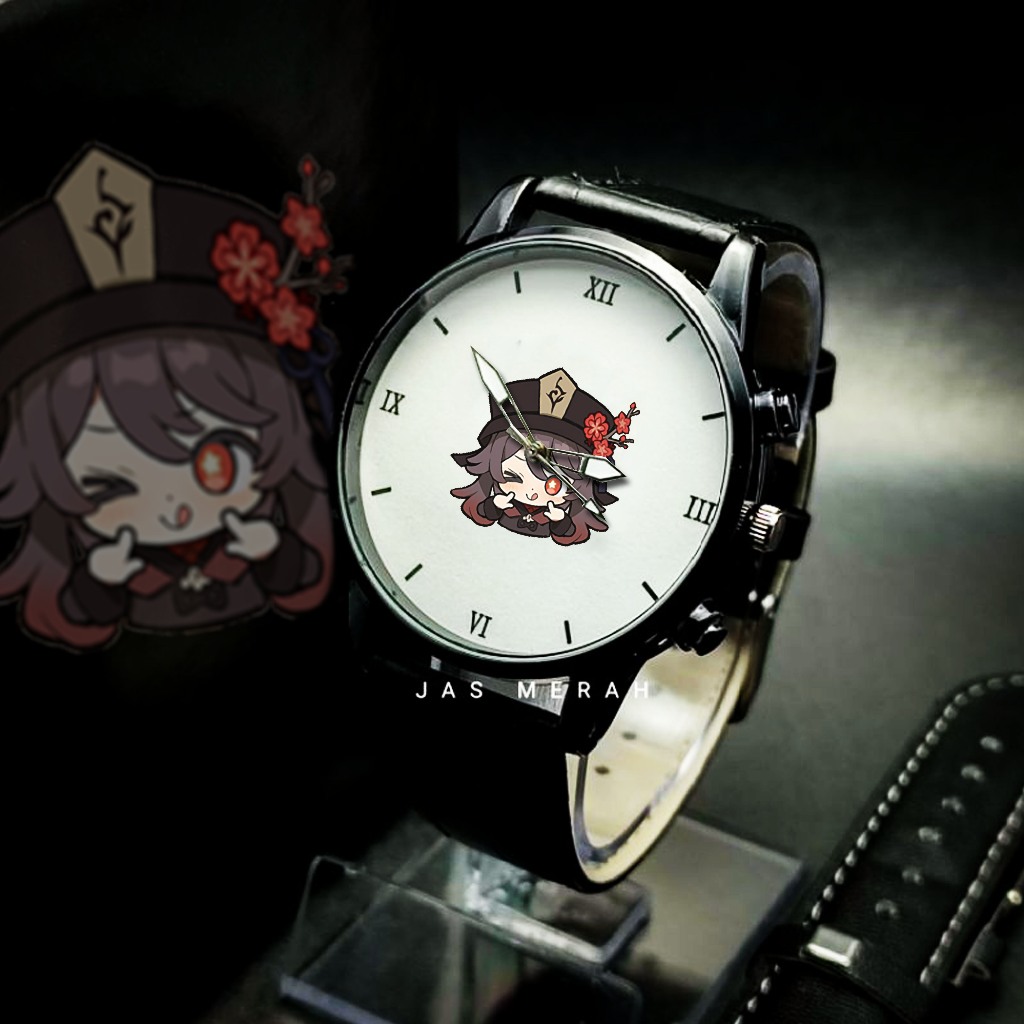 Jual Jam Tangan Anime Hu Tao Genshin Impact Include Box Hitam Premium ...