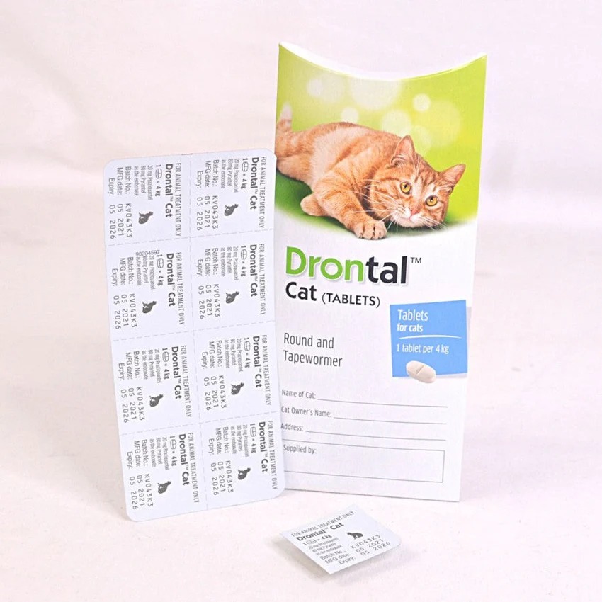 Jual Drontal Cat 1 Tablet - Obat Cacing Kucing | Shopee Indonesia