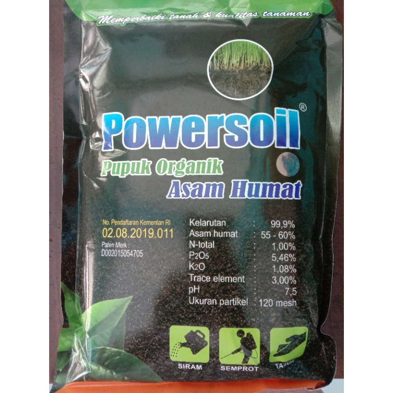 Jual Powersoil Asam Humat Pupuk Organik Kg Shopee Indonesia