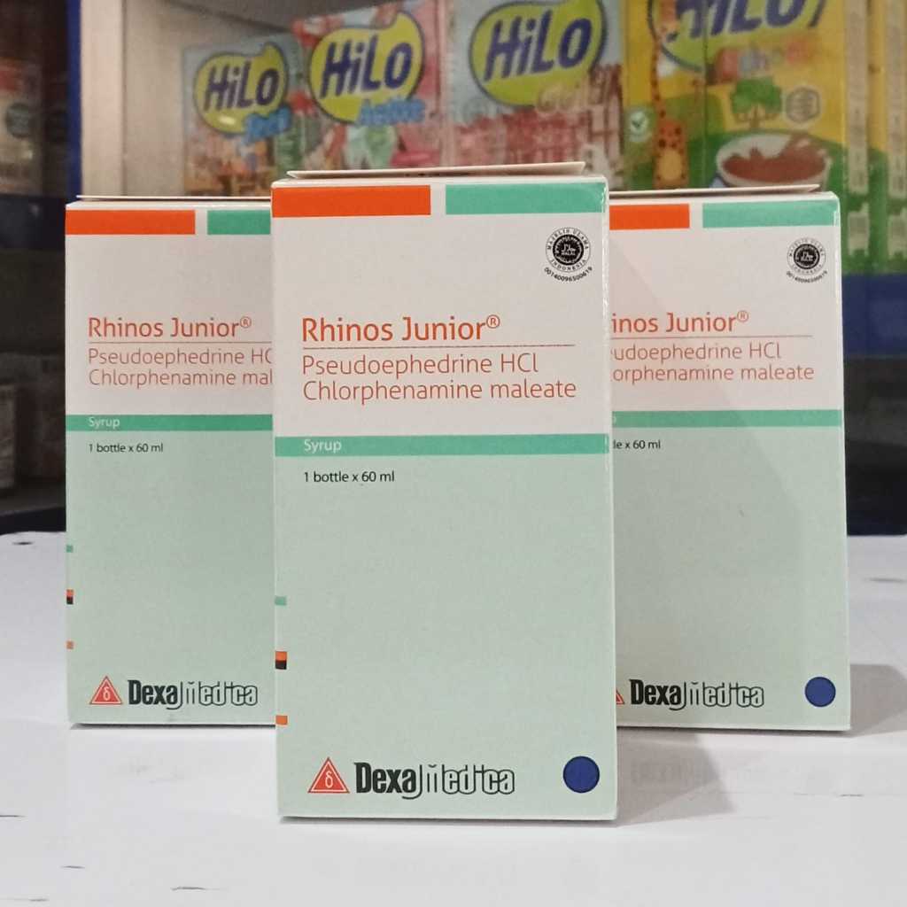 Jual RHINOS Junior Sirup Obat Pilek 60ml Shopee Indonesia