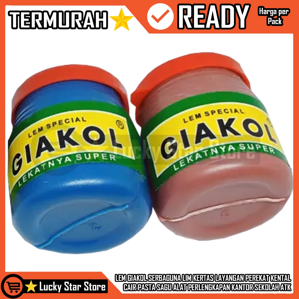 Jual LEM KERTAS CAIR GIAKOL LEMBAR LENGKET PUTIH LIM COLEK LAYANGAN ...
