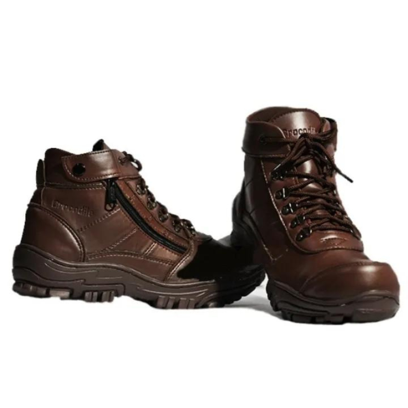 Jual Sepatu Boots Safety Pria Proyek Ujung Besi Tactical - Septy Shoes ...