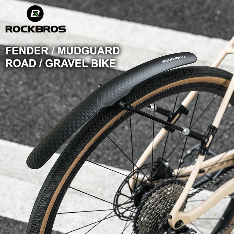 thumbnail image 2 of ROCKBROS Quick Release Bike Fenders For 700C Road Bikes - Lightweight Adjustable Mud Guards 2 of 3