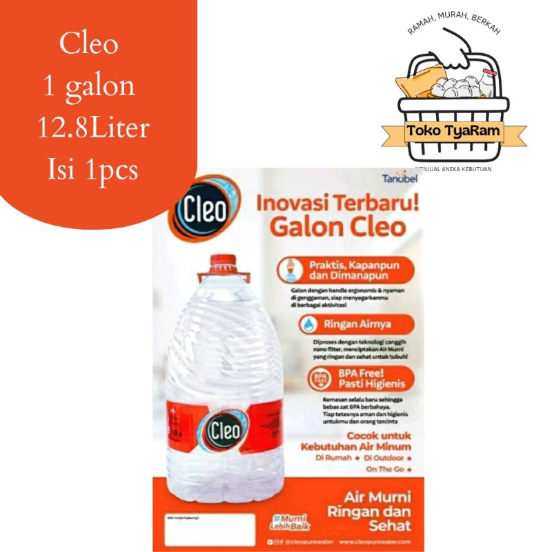 Jual Cleo Galoncleo Galon 128 Litercleo Bpa Freecleo Shopee Indonesia 2574