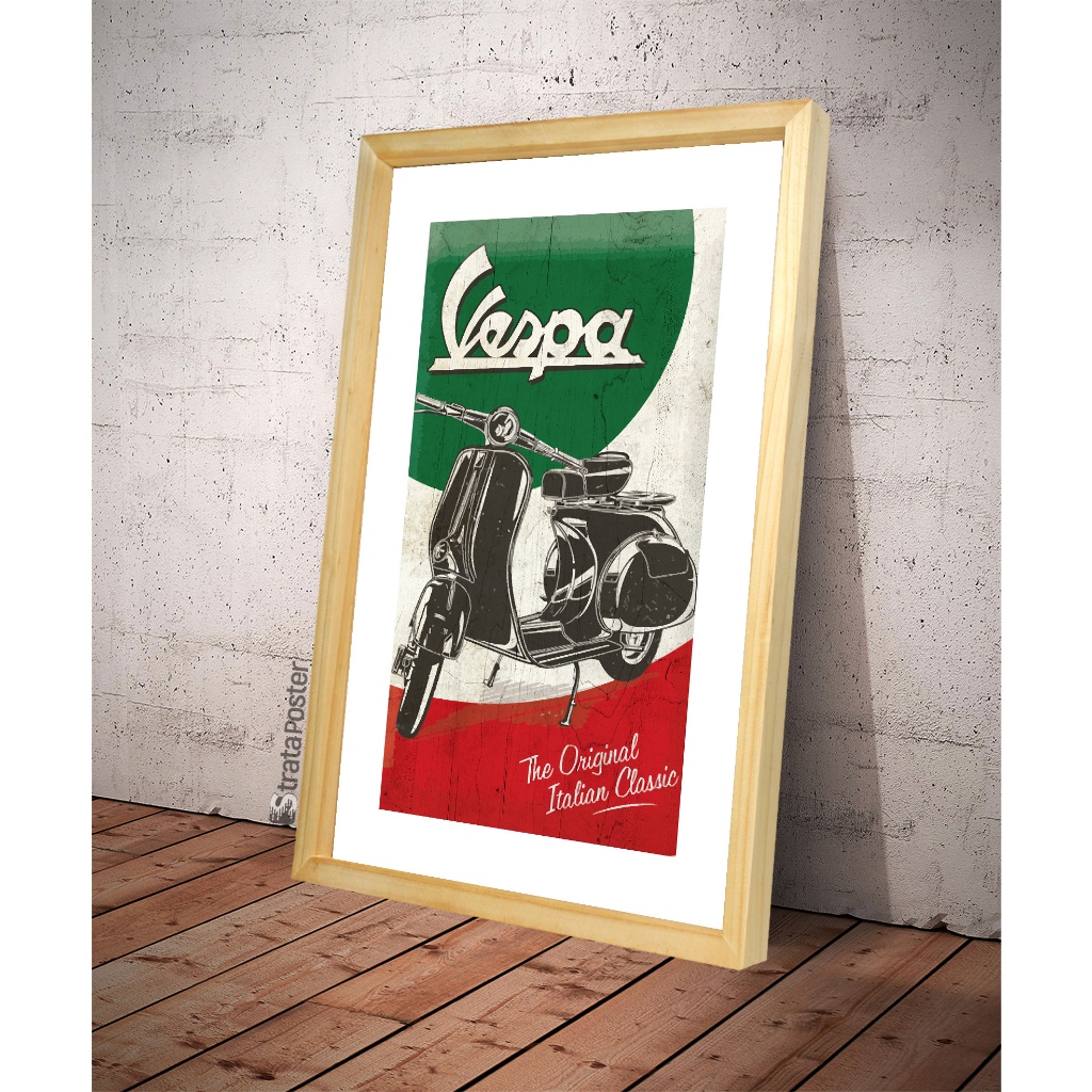 Jual Hiasan Dinding Vespa Poster Kayu Wall Decor Aesthetic Shopee Indonesia