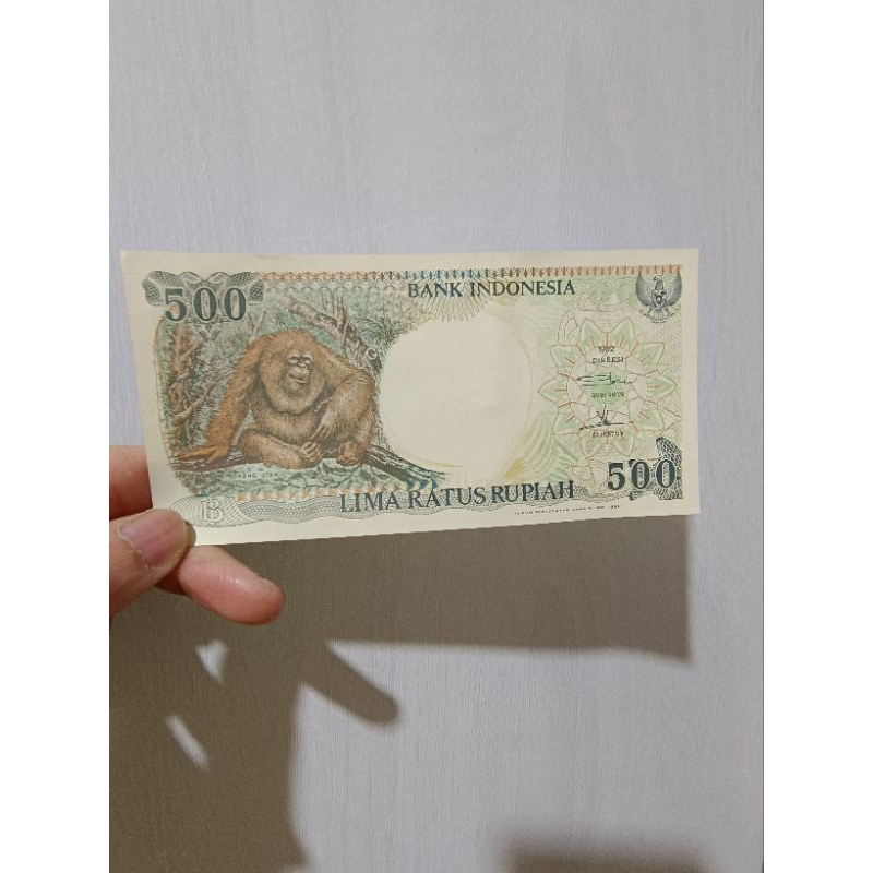 Jual 500 rupiah jadul uang kertas gambar monyet | Shopee Indonesia
