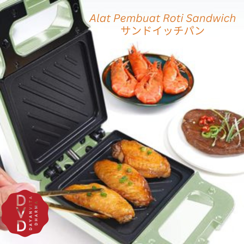 Jual Sandwich Maker Breakfast Machine Electric - Alat Pembuat Roti ...