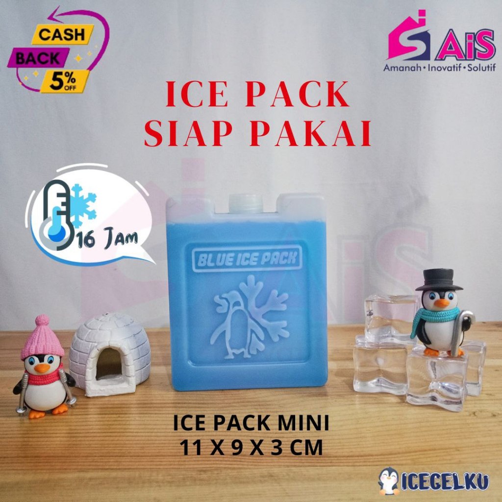 Jual ICEGELKU ICE PACK MINI 11x9cm ICE PACK SIAP PAKAI ICE GEL PACK ...