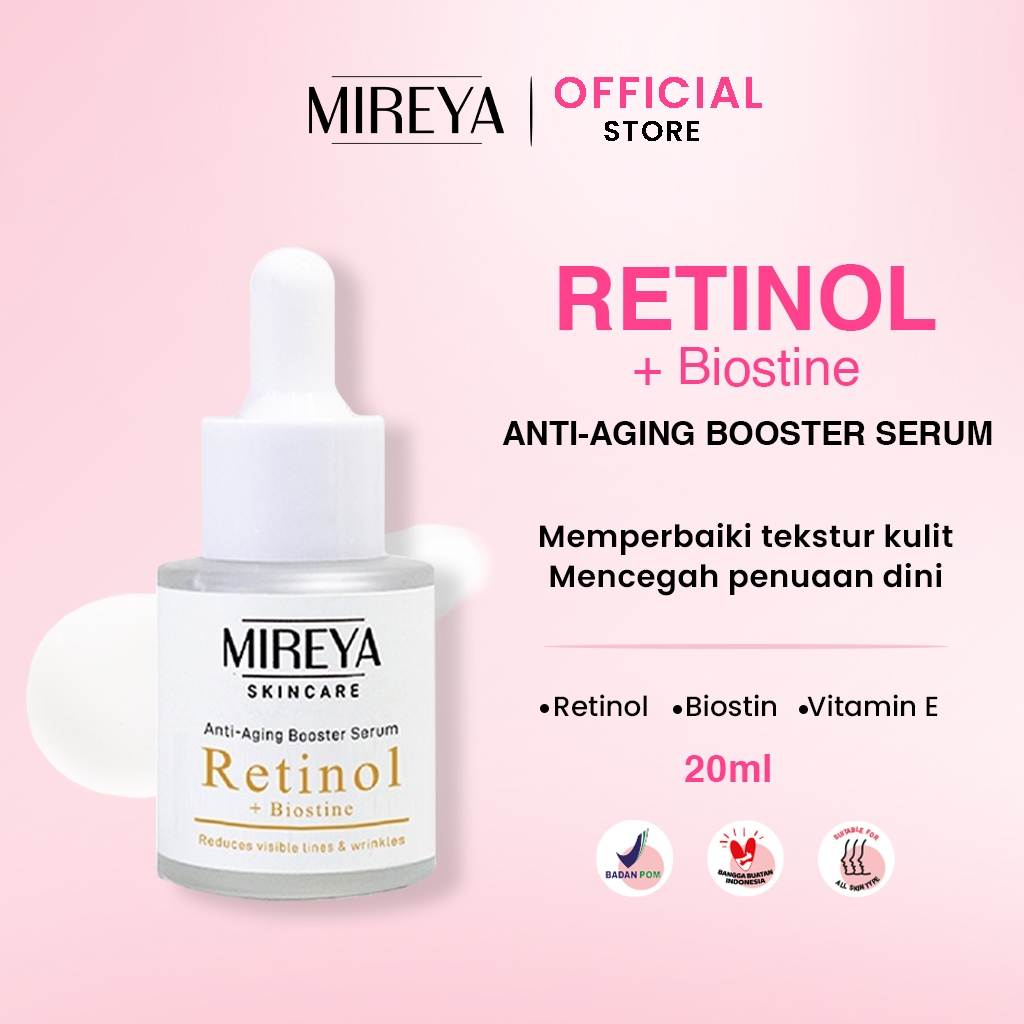 Jual Mireya Retinol Biostine Anti Aging Booster Serum Retinol Serum