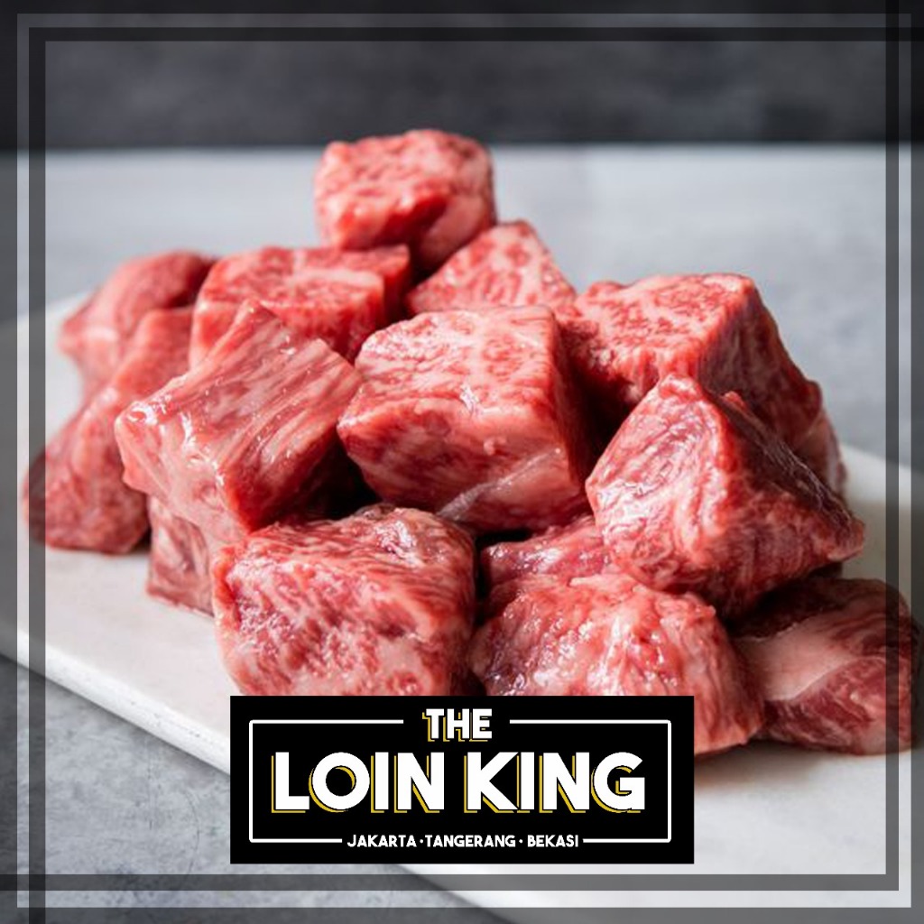Jual Daging Sapi Saikoro Beef Wagyu Mess Meltik Cubes 250gr Meltique ...
