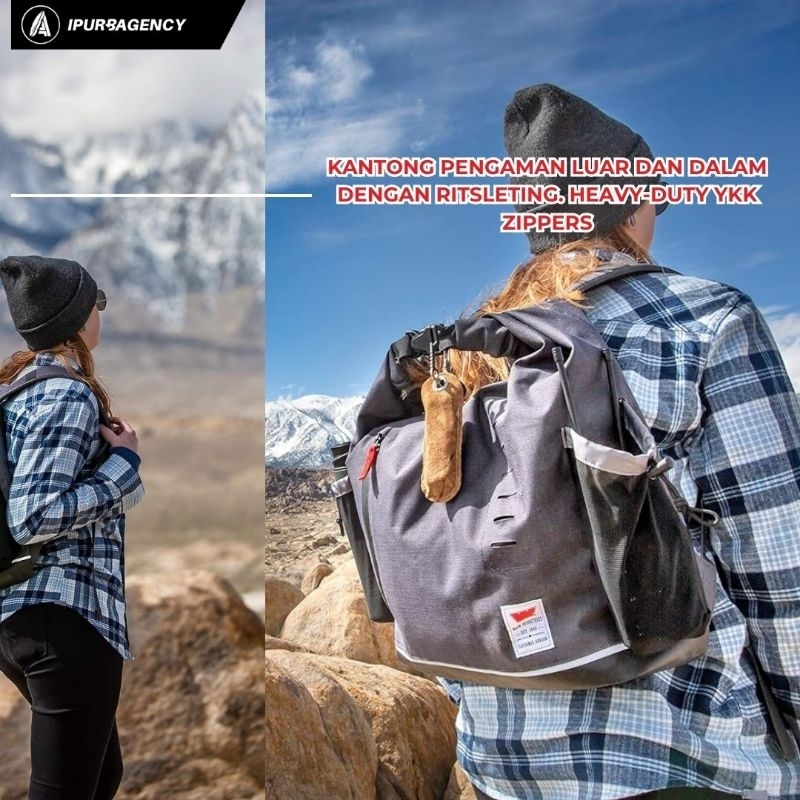 Jual Tas Ransel - Backpack Epic Roll Top By WARN 102862 | Shopee Indonesia