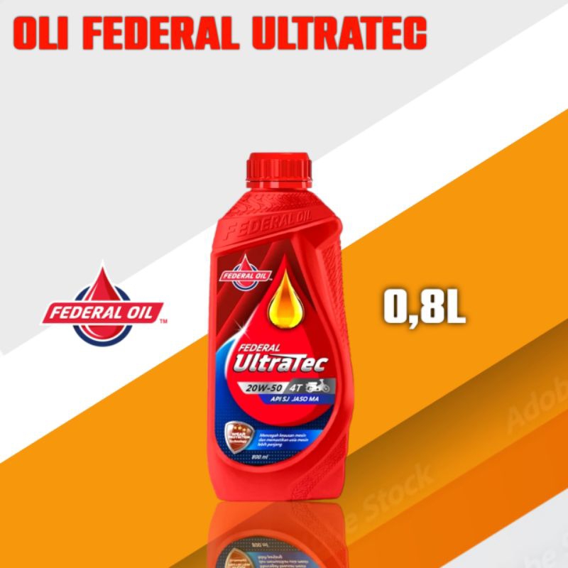 Jual OLI FEDERAL ULTRATEC 20W-50 800ML ORIGINAL | Shopee Indonesia