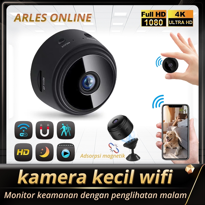 Jual A9 Cctv Mini Tersembunyi Tanpa Kabel /kamera Cctv Kecil /kamera ...