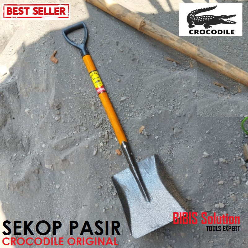 Jual Sekop Pasir Buaya - Skop Pasir Baja Asli Iron Steel Gagang Kayu ...