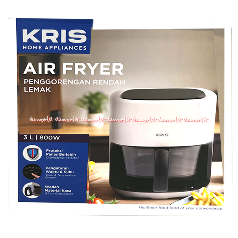 Jual Kris Air Fryer Digital 3L Alat Pemasak Penggoreng Tanpa Minyak ...