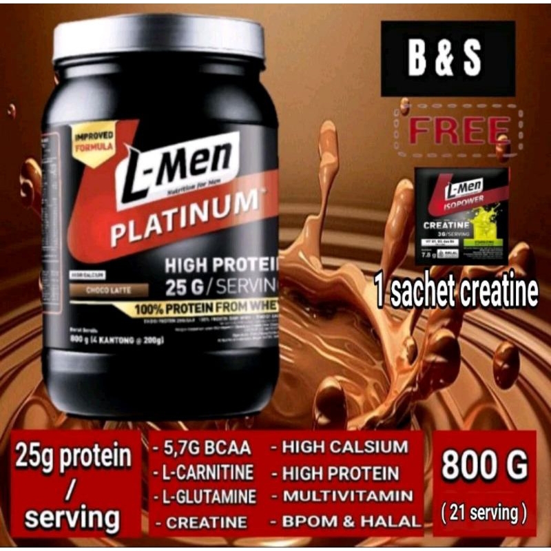 Jual Lmen Platinum Whey protein isolate dan concentrate Shopee Indonesia